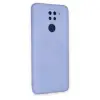 Xiaomi Redmi Note 9 Kılıf Nano İçi Kadife Silikon - Lila