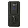 Xiaomi Redmi Note 9 Kılıf Pars Lens Yüzüklü Silikon - Siyah