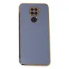 Xiaomi Redmi Note 9 Kılıf Volet Silikon - Mavi