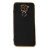 Xiaomi Redmi Note 9 Kılıf Volet Silikon - Siyah