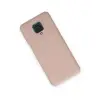 Xiaomi Redmi Note 9 Pro Kılıf Nano İçi Kadife Silikon - Pudra