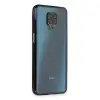 Xiaomi Redmi Note 9 Pro Kılıf Razer Lensli Silikon - Siyah