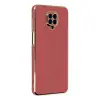Xiaomi Redmi Note 9 Pro Kılıf Volet Silikon - Kırmızı