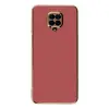 Xiaomi Redmi Note 9 Pro Kılıf Volet Silikon - Kırmızı