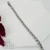 Rodyum Pirinç Bileklikler 19,5 Cm - Kbl0056