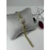    Zirkon Taşlı Pirinç Zirkon Bileklikler 19 Cm  - Kbl0333