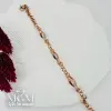 Rose  Zirkon Taşlı Pirinç Bileklikler 16+4 Cm - Kbl0041