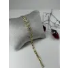    Zirkon Taşlı Pirinç Zirkon Bileklikler 17+2 Cm  - Kbl0316