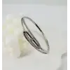 Rodyum Zirkon Taşlı Pirinç  Xuping Bileklik 5.6 Mm - Kbl0214