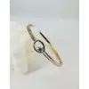 Zirkon Taşlı Pirinç  Xuping Bileklik 5.7 Mm - Kbl0209