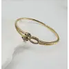Zirkon Taşlı Pirinç  Xuping Bileklik 5.7 Mm - Kbl0201