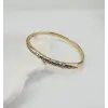 Zirkon Taşlı Pirinç  Xuping Bileklik 5.6 Mm - Kbl0204