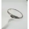 Rodyum Zirkon Taşlı Pirinç  Xuping Bileklik 5.6 Mm - Kbl0214