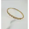 Zirkon Taşlı Pirinç  Xuping Bileklik 5.9 Mm - Kbl0197