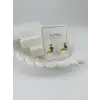 Zirkon Taşlı Pirinç Zirkon Küpe - Kp00348