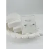 Rodyum Zirkon-kalp Detaylı  Taşlı Pirinç Zirkon Küpe - Kp00359