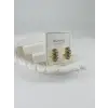 Zirkon Taşlı Pirinç Zirkon Küpe - Kp00360