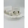 Zirkon Taşlı Pirinç Zirkon Küpe - Kp00310