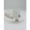 Rodyum Zirkon Taşlı Pirinç Zirkon Küpe - Kp00315