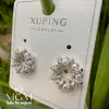 Xuping Taşlı İnci Detaylı Küpe - Kp00221