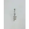 Yılan Detaylı Göbek Piercing - Pg0123