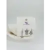 Yıldız Detalı Üçlü Kombin Küpe - Kp00554
