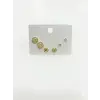 Yıldız Detaylı Altılı Küpe - Kp00603