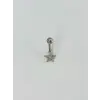 Yıldız Detaylı Göbek Piercing - Pg0083