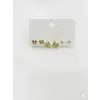 Yonca Detaylı Altılı Küpe - Kp00590