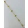    Zirkon Taşlı Pirinç Bileklikler 17+4 Cm  - Kbl0385