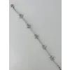 Rodyum Zirkon Taşlı Pirinç Bileklikler 17+4 Cm  - Kbl0375