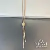 2 Mm Zirkon Taşlı Pirinç Kolyeler 48+5 Cm Uzatma Payı - Kl0086
