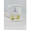 Zirkon Taşlı Pirinç Zirkon Küpe - Kp00404