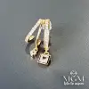 Zirkon Taşlı Pirinç Küpeler - Kp00119