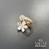 Zirkon Taşlı Pirinç Küpeler - Kp00124