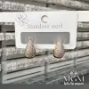 Zirkon Taşlı Su Damlası Küpe - Kp00161