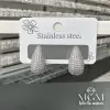 Zirkon Taşlı Su Damlası Küpe - Kp00170