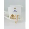 Zirkon Taşlı Üçlü Kombin Küpe - Kp00366