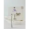 Zirkon Taşlı Üçlü Kombin Küpe - Kp00420