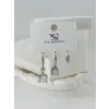 Zirkon Taşlı Üçlü Kombin Küpe - Kp00082