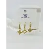 Zirkon Taşlı Üçlü Kombin Küpe - Kp00408