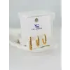 Zirkon Taşlı Üçlü Kombin Küpe - Kp00373
