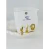 Zirkon Taşlı Üçlü Kombin Küpe - Kp00383