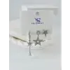 Zirkon Taşlı Üçlü Kombin Küpe - Kp00064