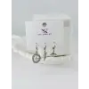 Zirkon Taşlı Üçlü Kombin Küpe - Kp00437