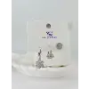 Zirkon Taşlı Üçlü Kombin Küpe - Kp00399