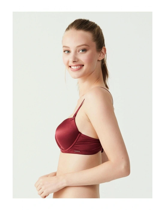 - Kadın Bordo Kulaksız Içi Boş Sütyen 66142