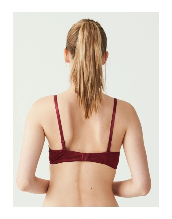 - Kadın Bordo Kulaksız Içi Boş Sütyen 66142