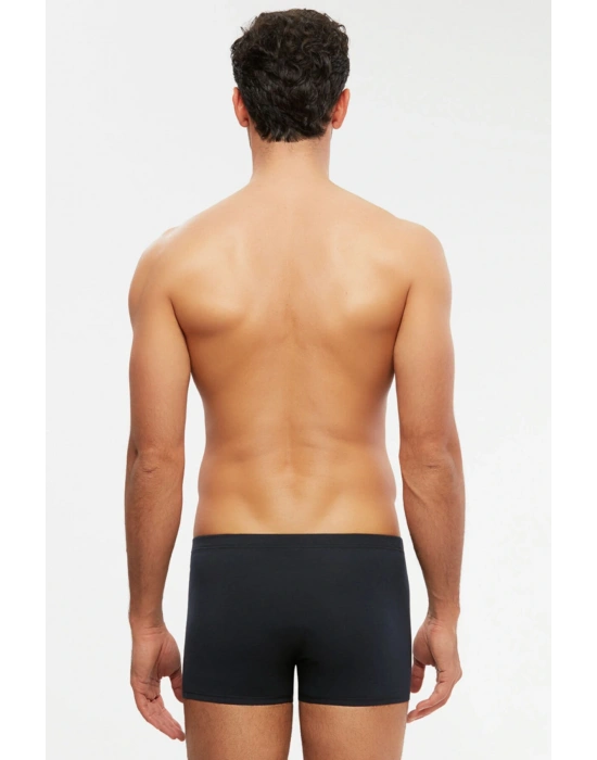 Davide Pamuklu Basic Erkek Boxer Lacivert