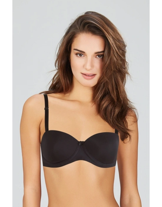 Kadın Siyah Sheena Desteksiz Straples Sütyen